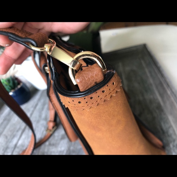 Leather and suede purse - Picture 3 of 9